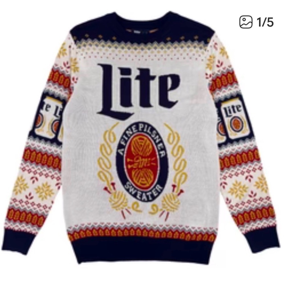 Miller Lite Sweater Limited Edition 2024
